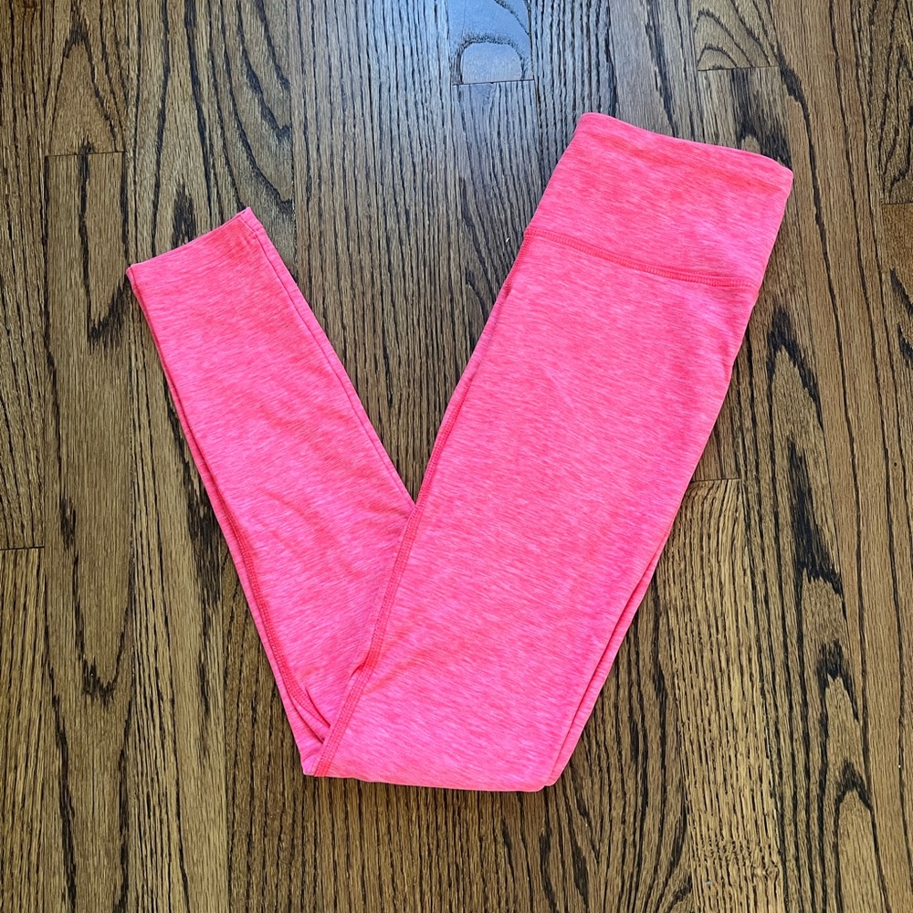 New Balance Coral Workout Leggings Mid Rise XS